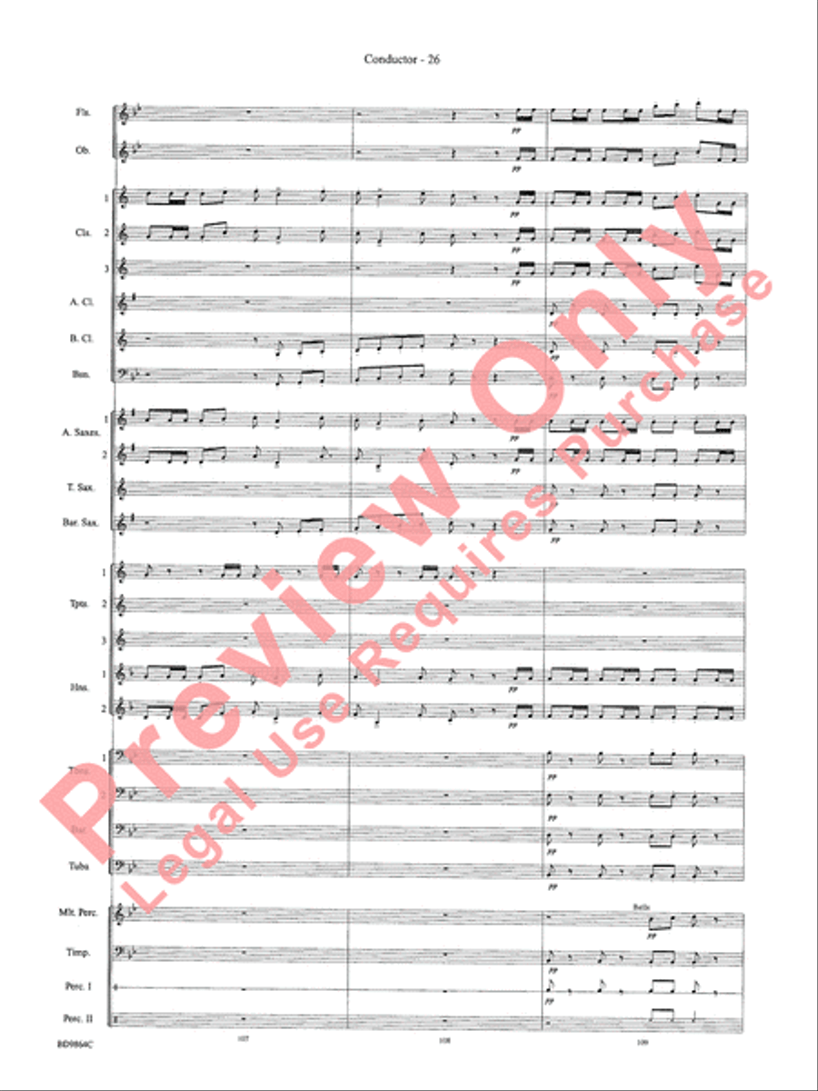 Morning Madness Morning Madness Concert Band scores gallery preview page 29