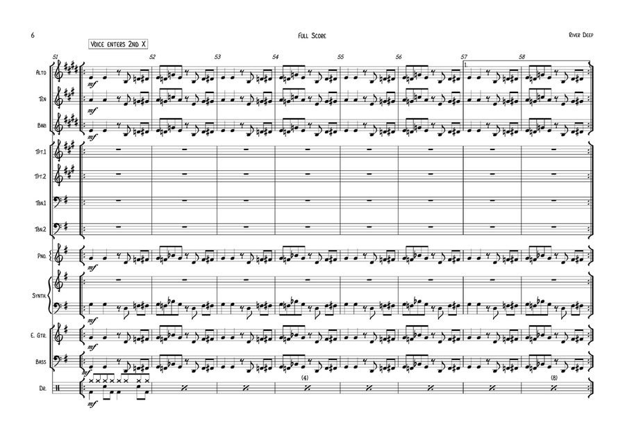 River Deep - Mountain High Large Ensemble scores gallery preview page 6