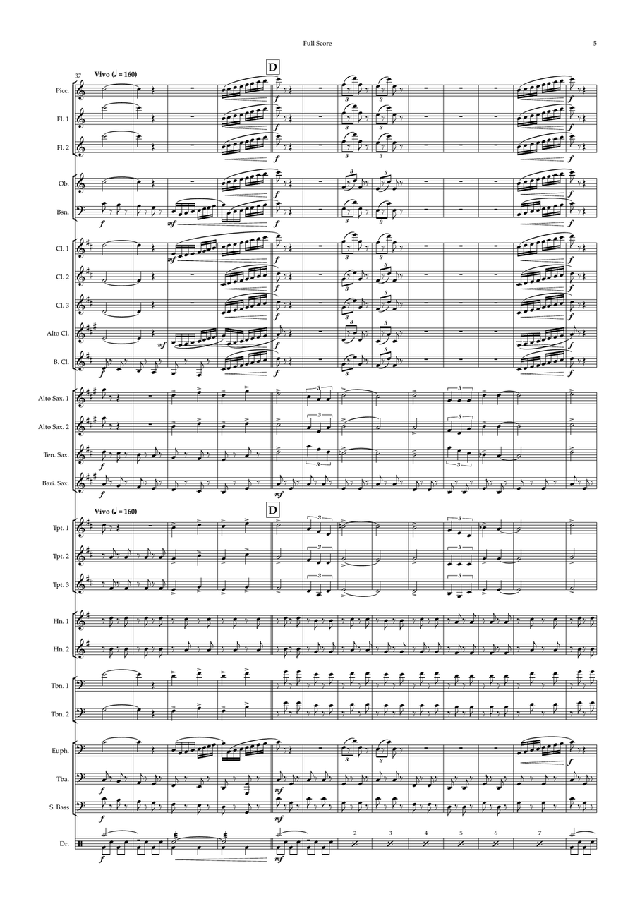 Food, Glorious Food Concert Band scores gallery preview page 5