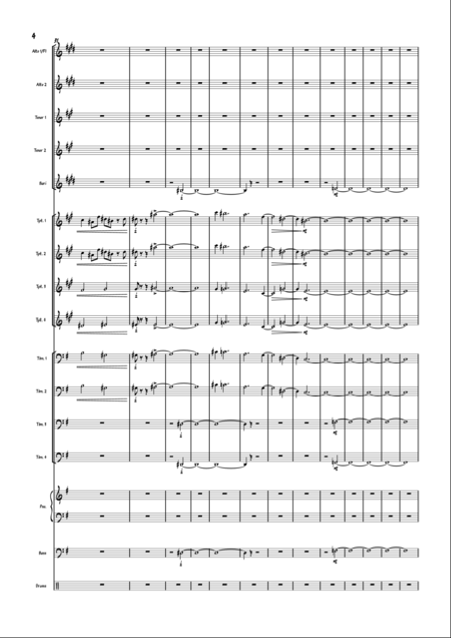 The Leprechaun's Dream Jazz Ensemble scores gallery preview page 5