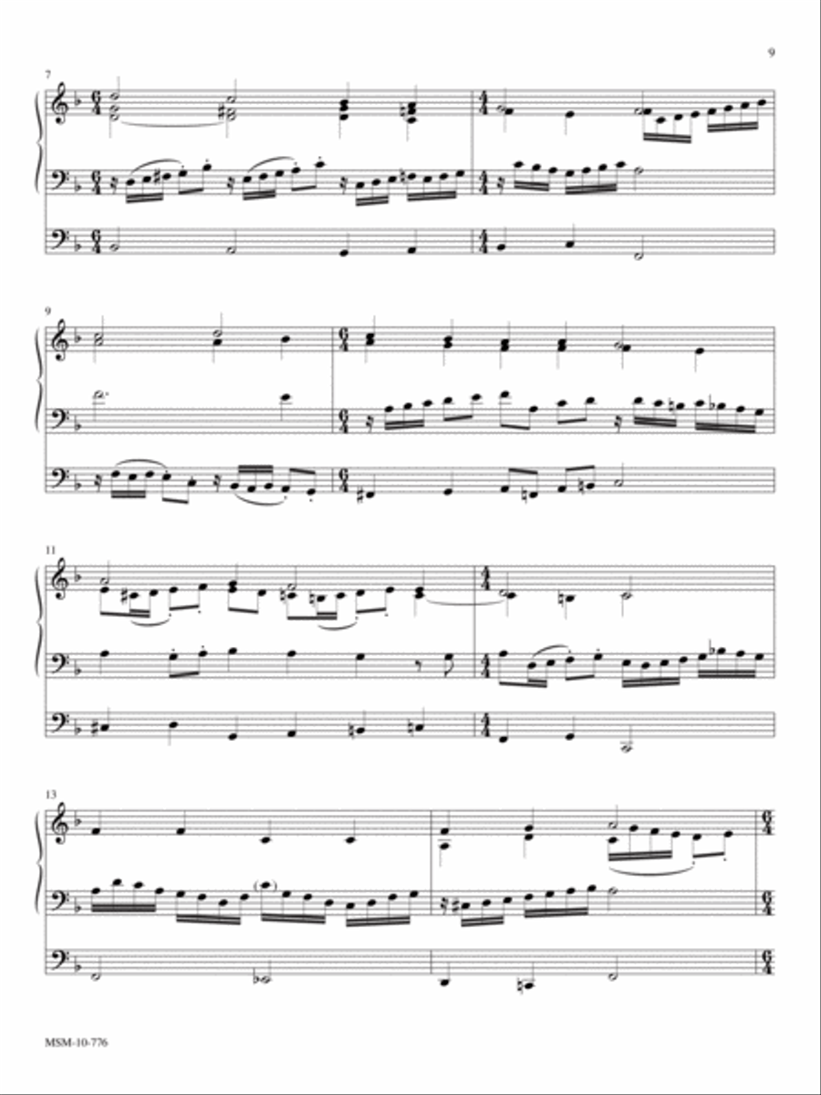 Who Are These Like Stars Appearing: Three Pieces for Organ Organ Solo scores gallery preview page 7