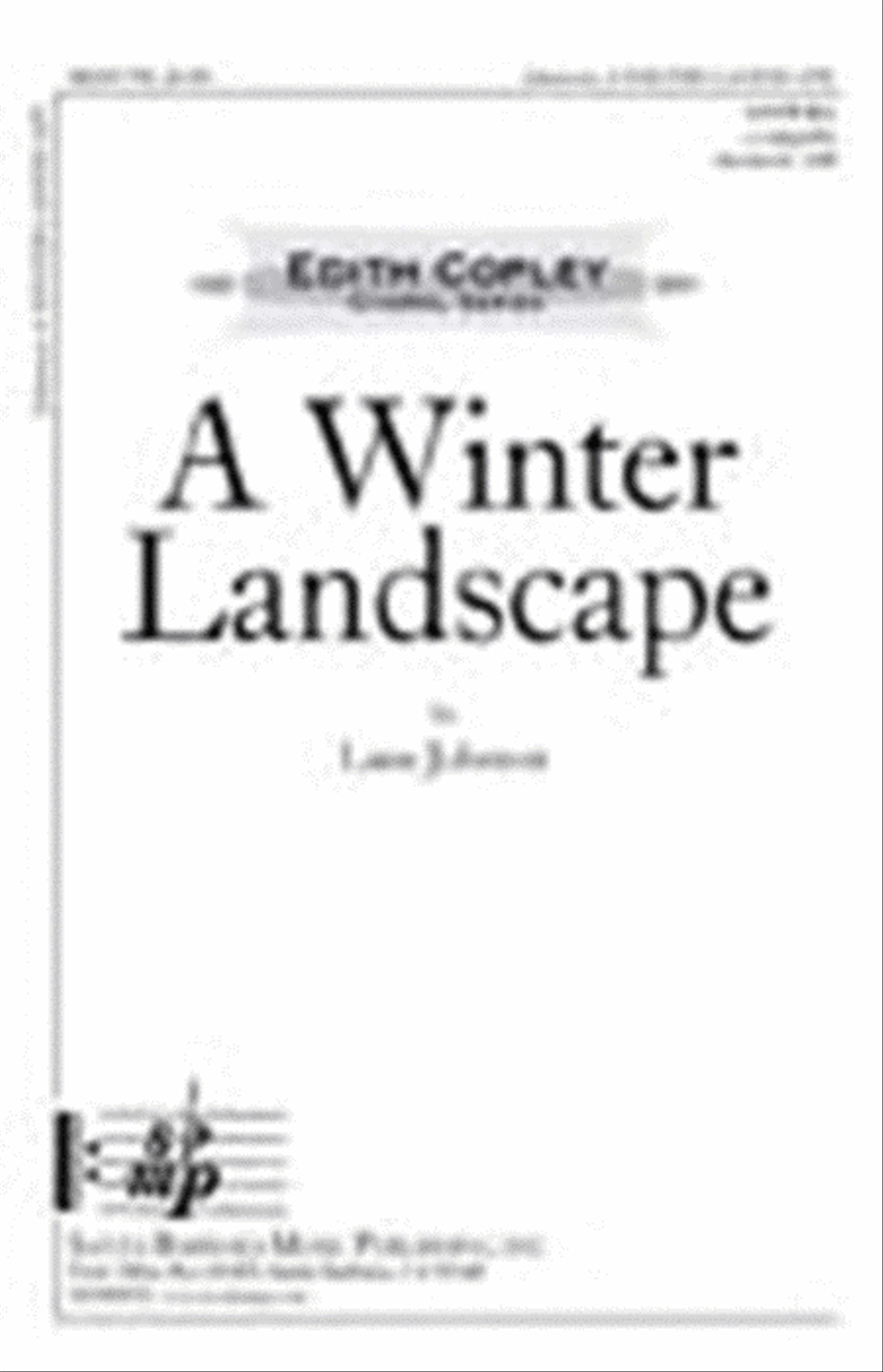 A Winter Landscape - SATB divisi Octavo Divisi scores gallery preview page 1