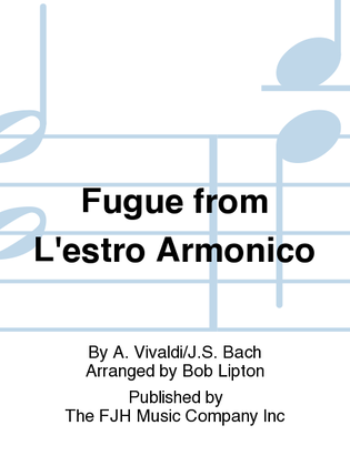 Book cover for Fugue from L'estro Armonico