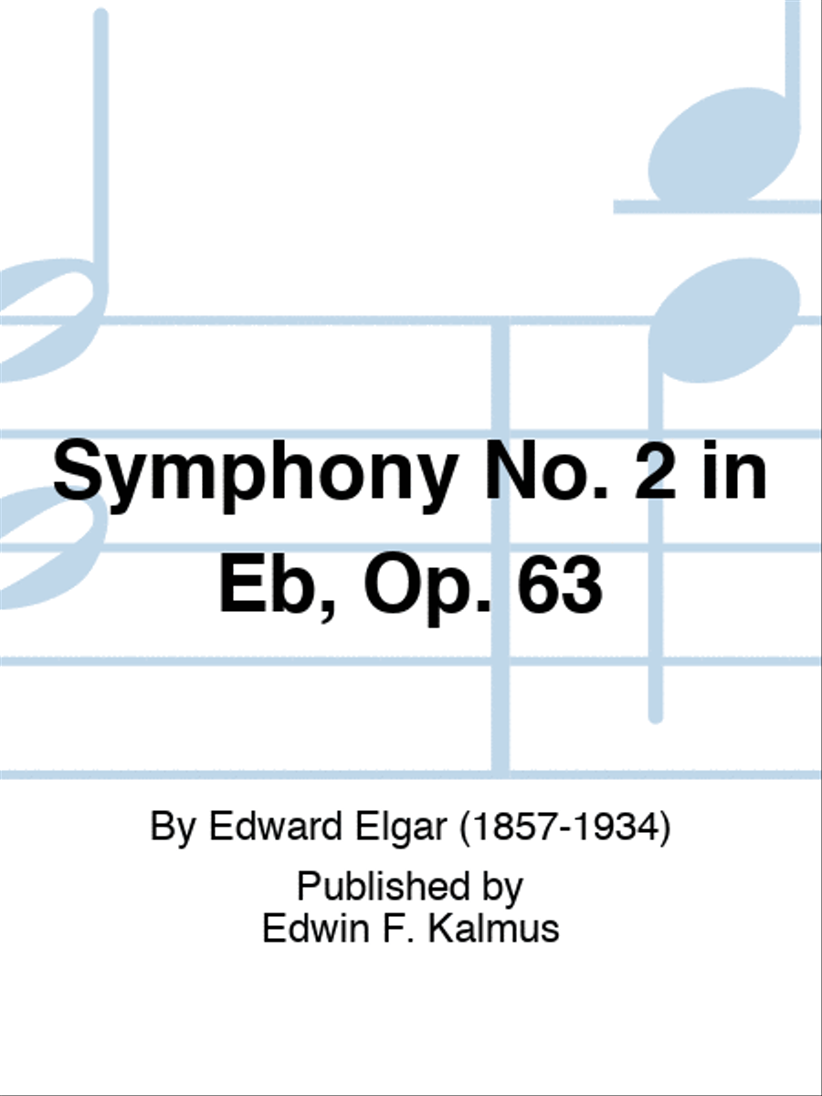 Book cover for Symphony No. 2 in Eb, Op. 63