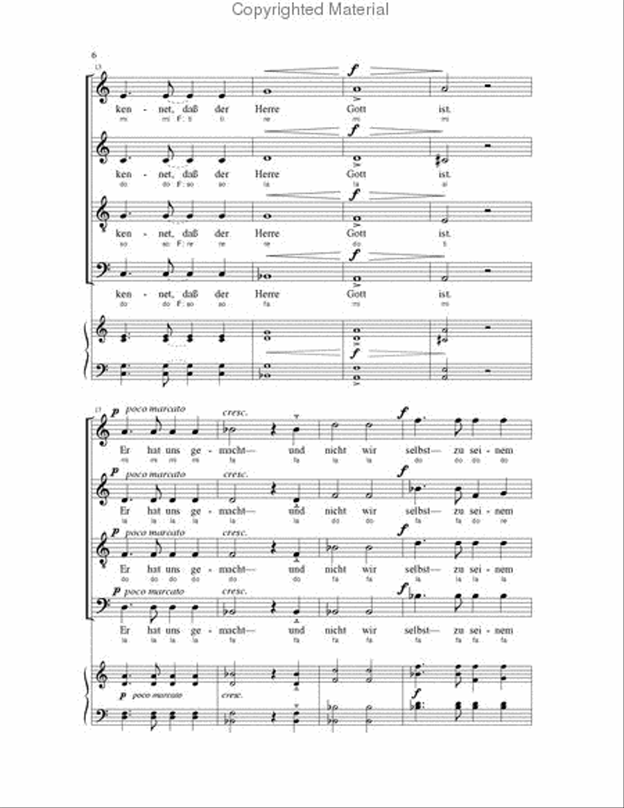 Psalm 100 Psalm 100 4-Part scores gallery preview page 4