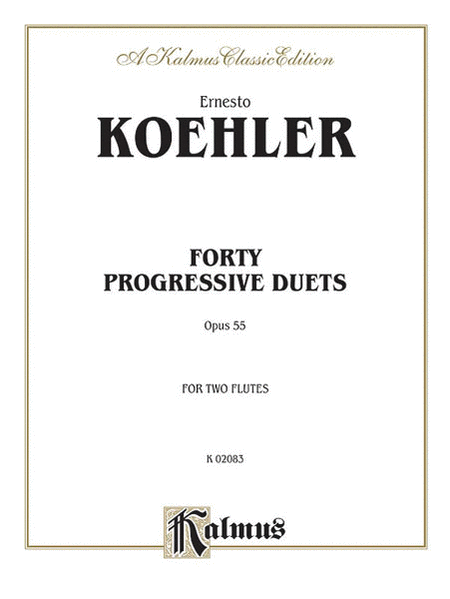 Forty Progressive Duets, Op. 55
