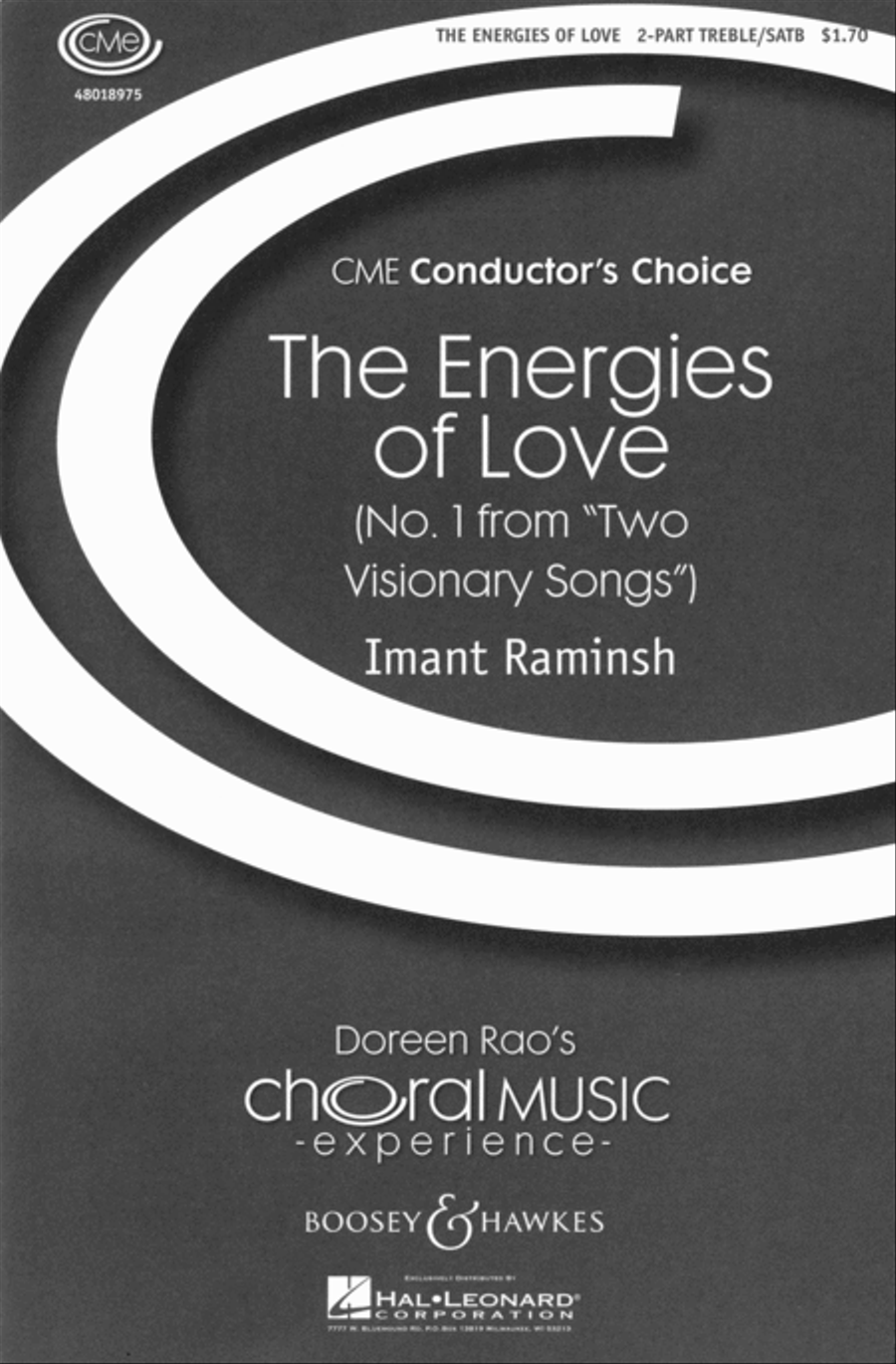 The Energies of Love The Energies of Love 4-Part scores gallery preview page 1