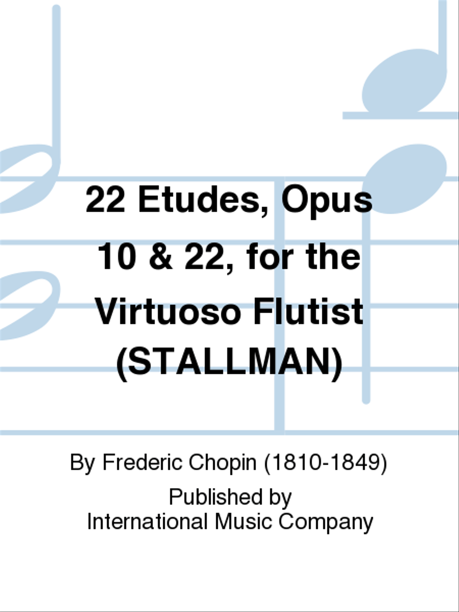 22 Etudes, Opus 10 & 22, For The Virtuoso Flutist Flute Solo scores gallery preview page 1