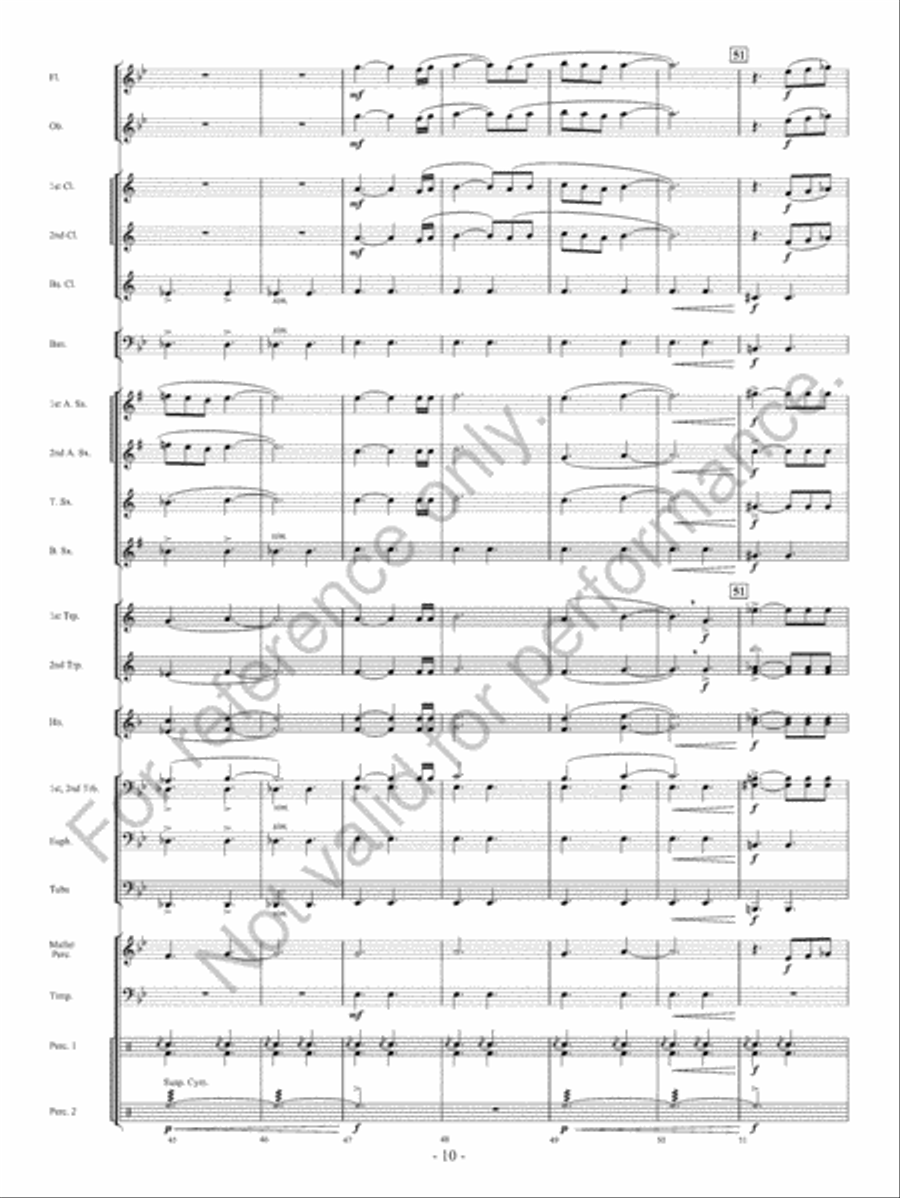 Beyond Bold Horizons Concert Band scores gallery preview page 11