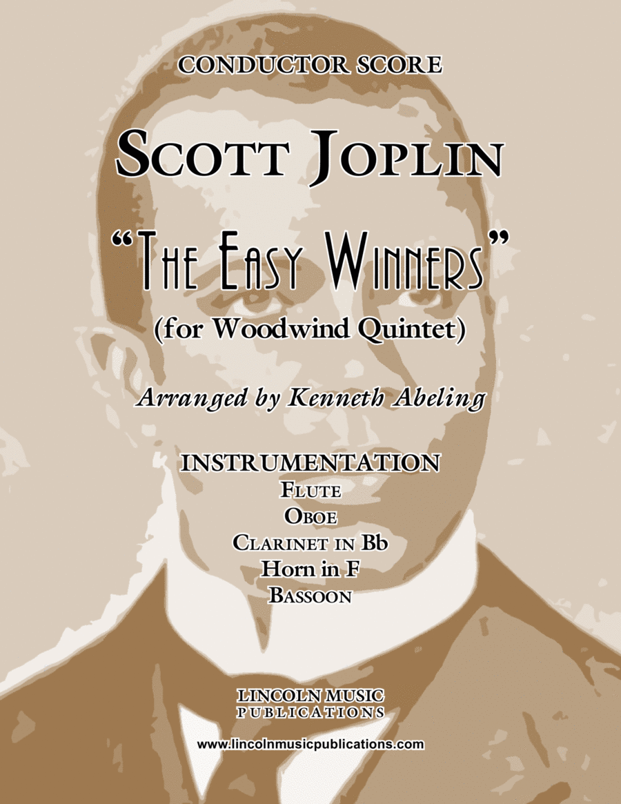Joplin - “The Easy Winners” (for Woodwind Quintet) Woodwind Quintet scores gallery preview page 1
