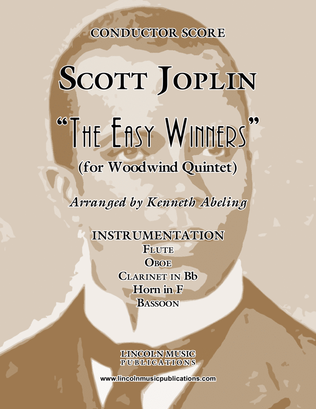 Book cover for Joplin - “The Easy Winners” (for Woodwind Quintet)