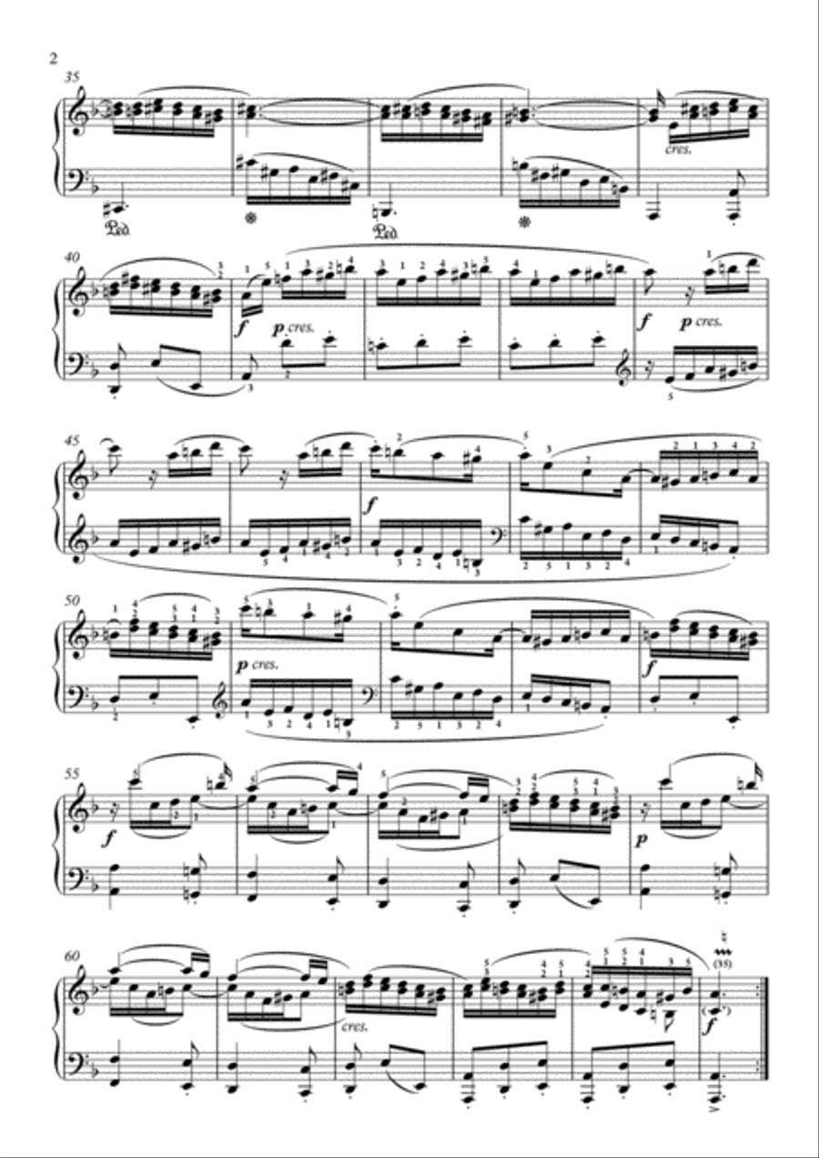 Scarlatti-Sonata in d-minor L.425 K.553(piano) Piano Solo scores gallery preview page 3