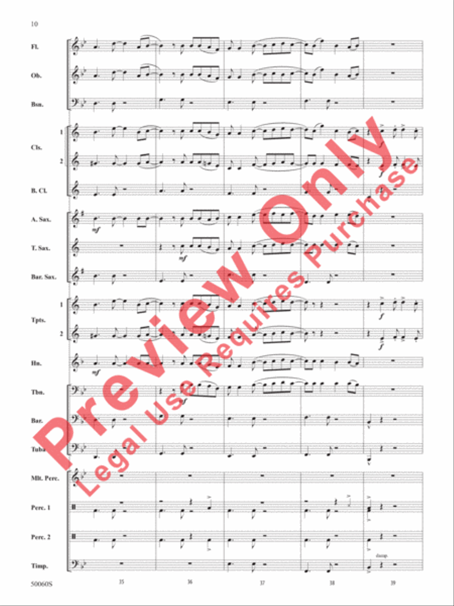Made You Look Made You Look Concert Band scores gallery preview page 11