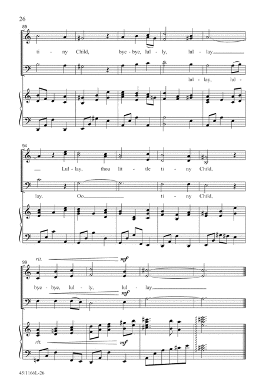 12 Carols for about 12 Singers 3-Part scores gallery preview page 27