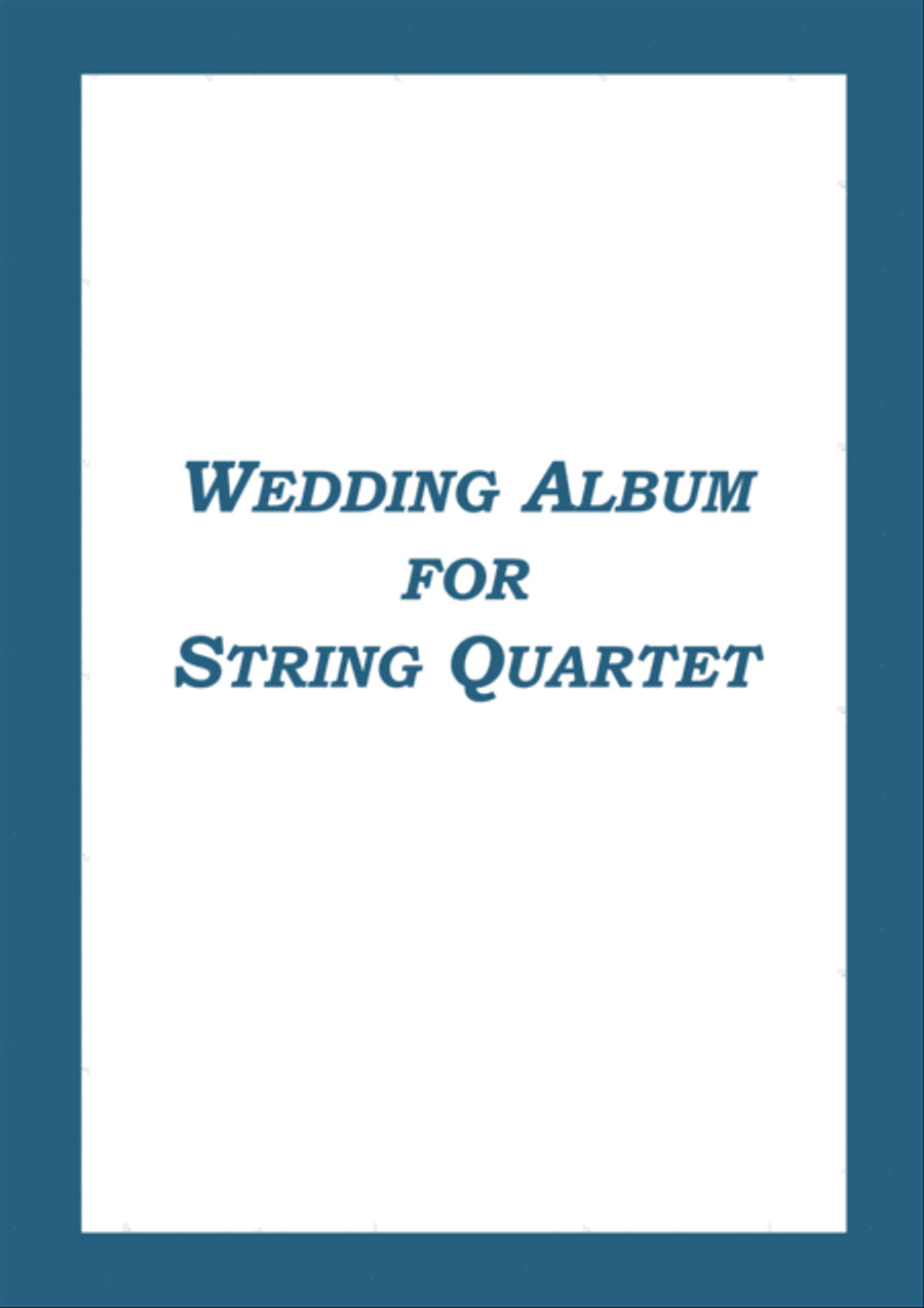 Wedding Album for String Quartet String Quartet scores gallery preview page 1