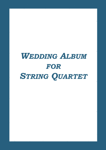 Wedding Album for String Quartet image number null