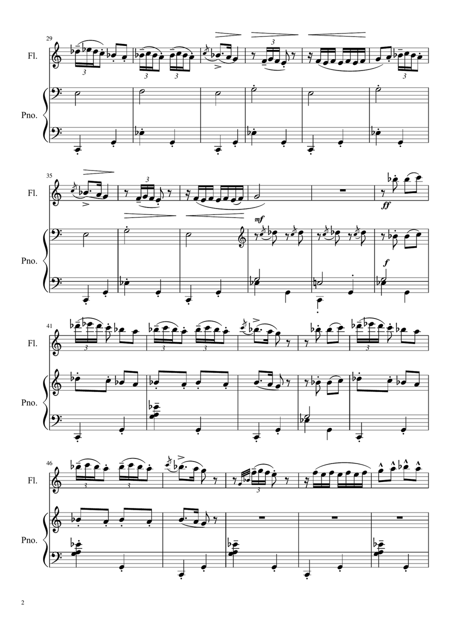 Ritual Fire Dance Ritual Fire Dance Flute Solo scores gallery preview page 2