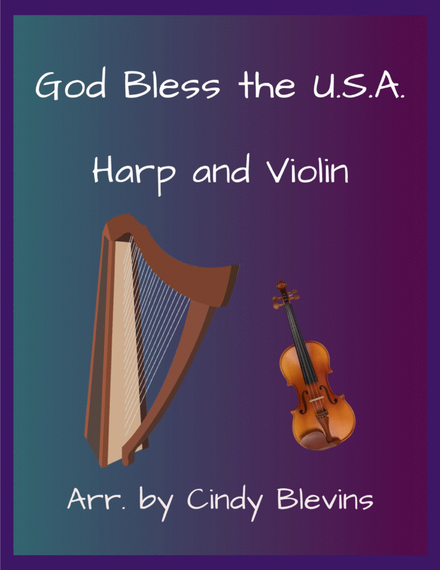God Bless The U.S.A. String Duet scores gallery preview page 1