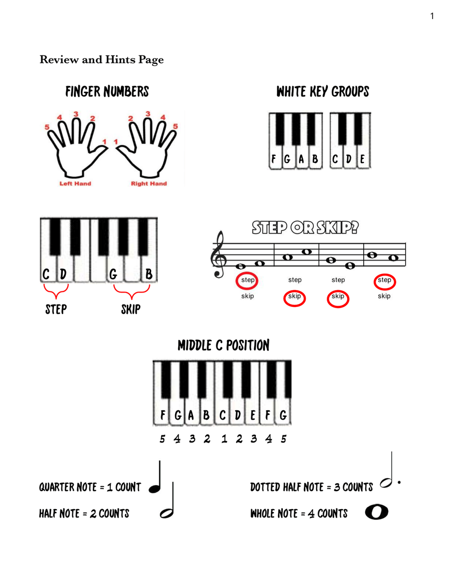 Beginner Methods, Primer Piano Method scores gallery preview page 4