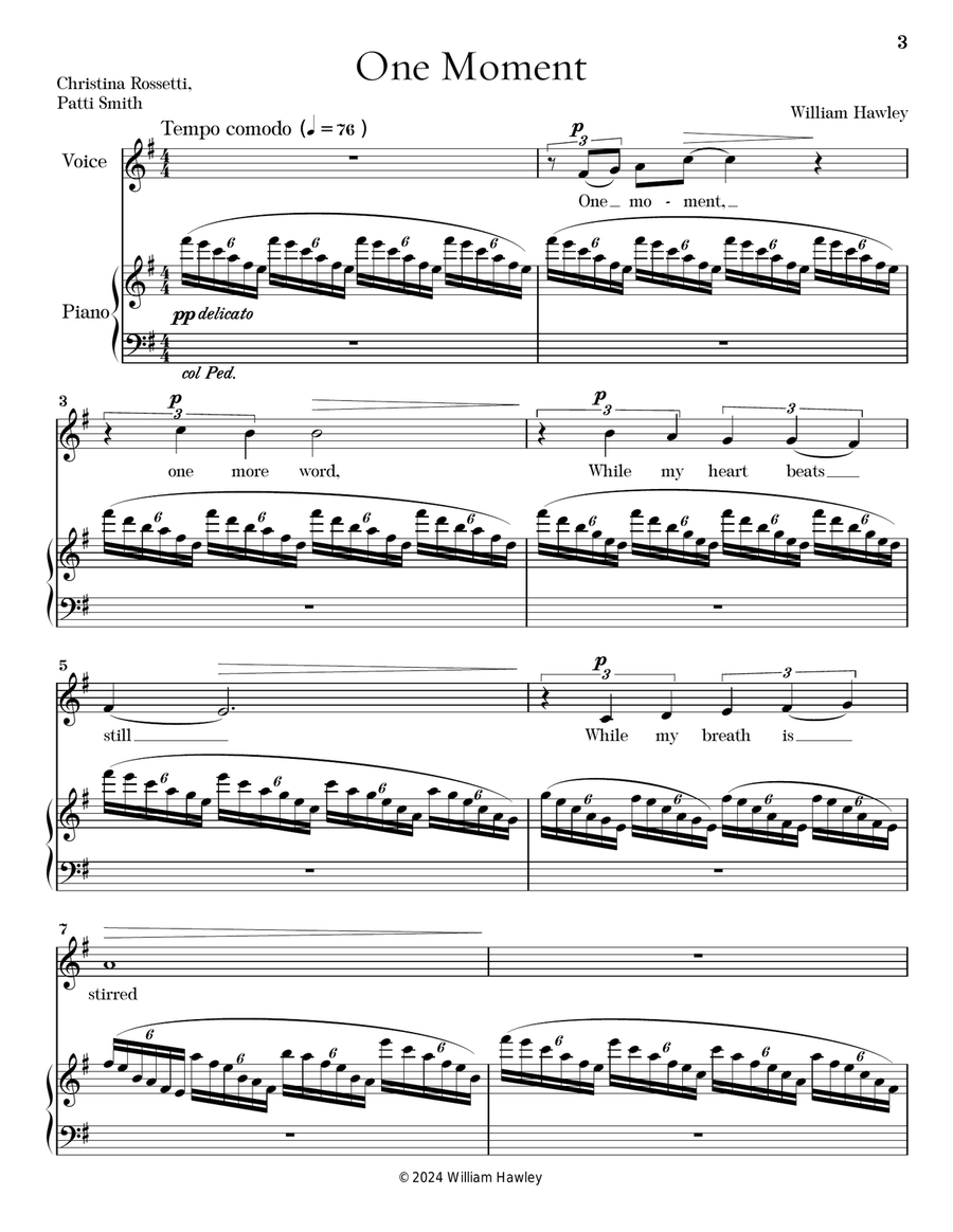 One Moment Voice scores gallery preview page 3