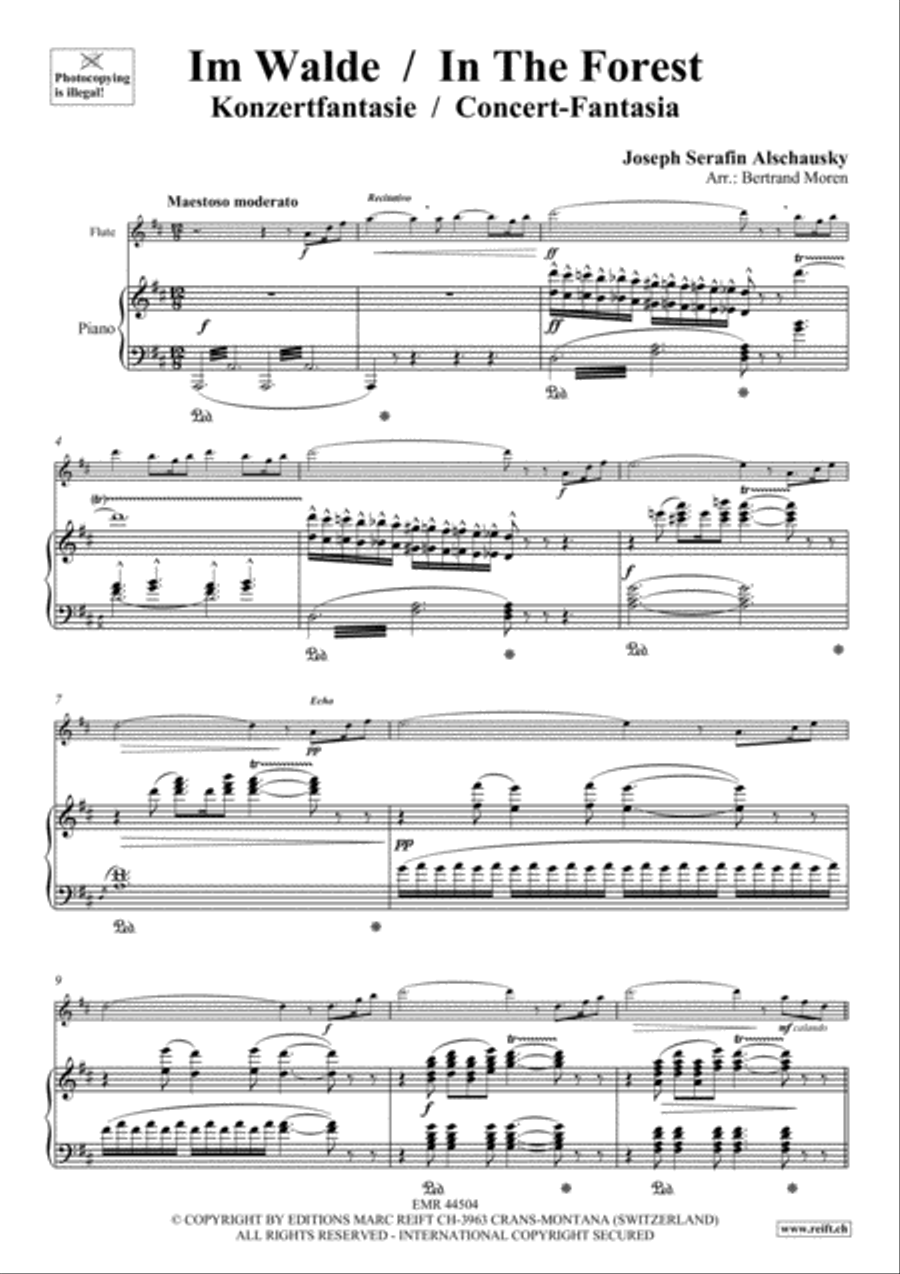Im Walde / In The Forest Flute Solo scores gallery preview page 4
