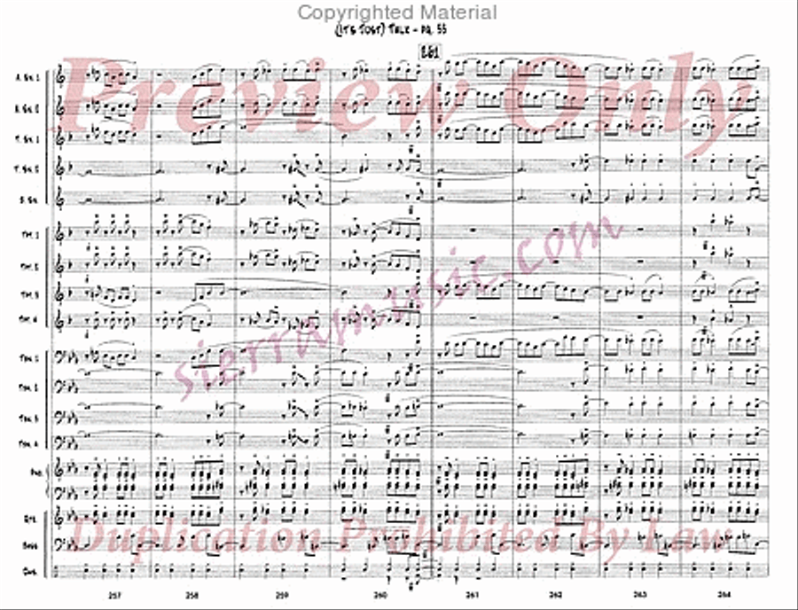 It's Just Talk Big Band scores gallery preview page 34