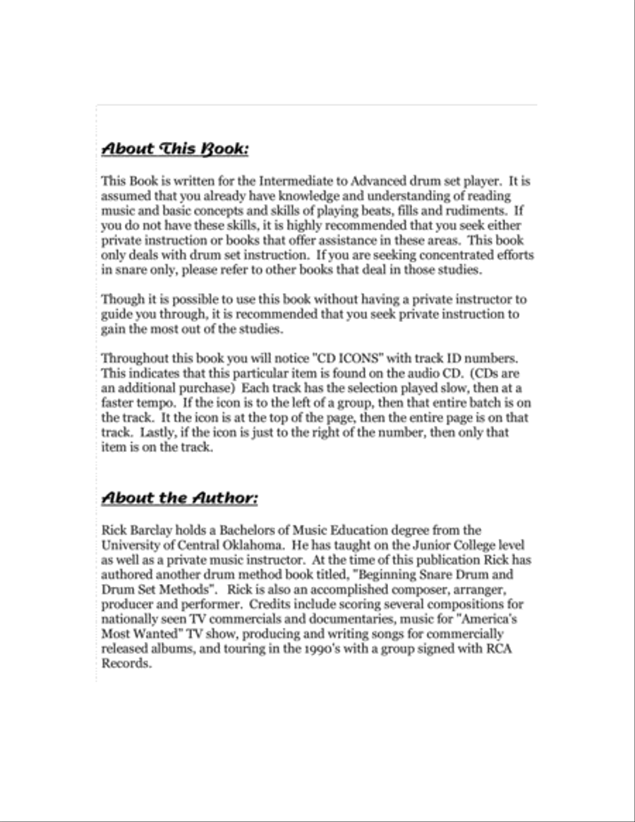 The Next Step in Drum Set Techniques Drum Set scores gallery preview page 4