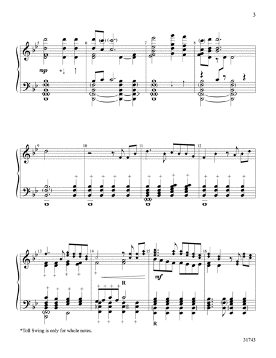 You Raise Me Up Handbell Choir scores gallery preview page 3