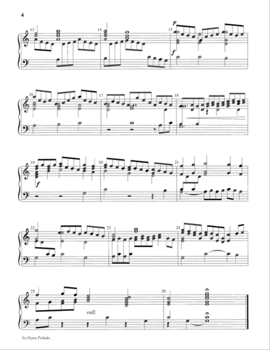 Six Hymn Preludes Small Ensemble scores gallery preview page 6