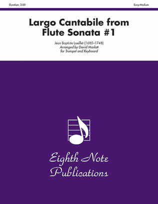 Largo Cantabile (from Flute Sonata #1)