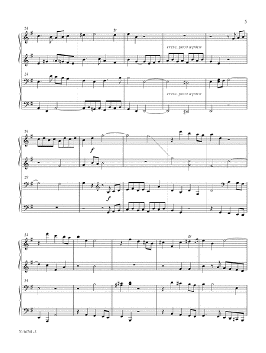 The Easter Messiah Piano Duet scores gallery preview page 5