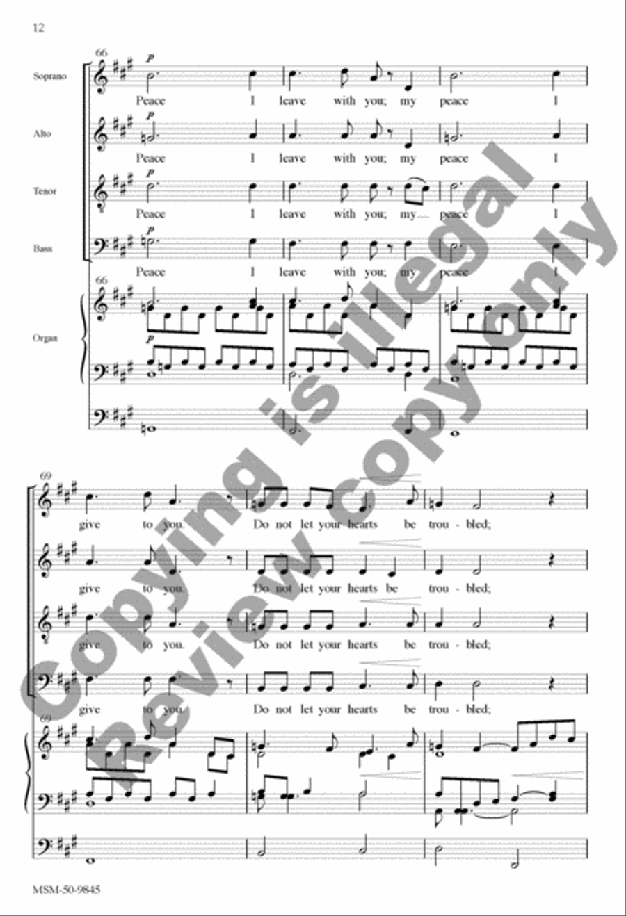 In My Father's House 4-Part scores gallery preview page 17