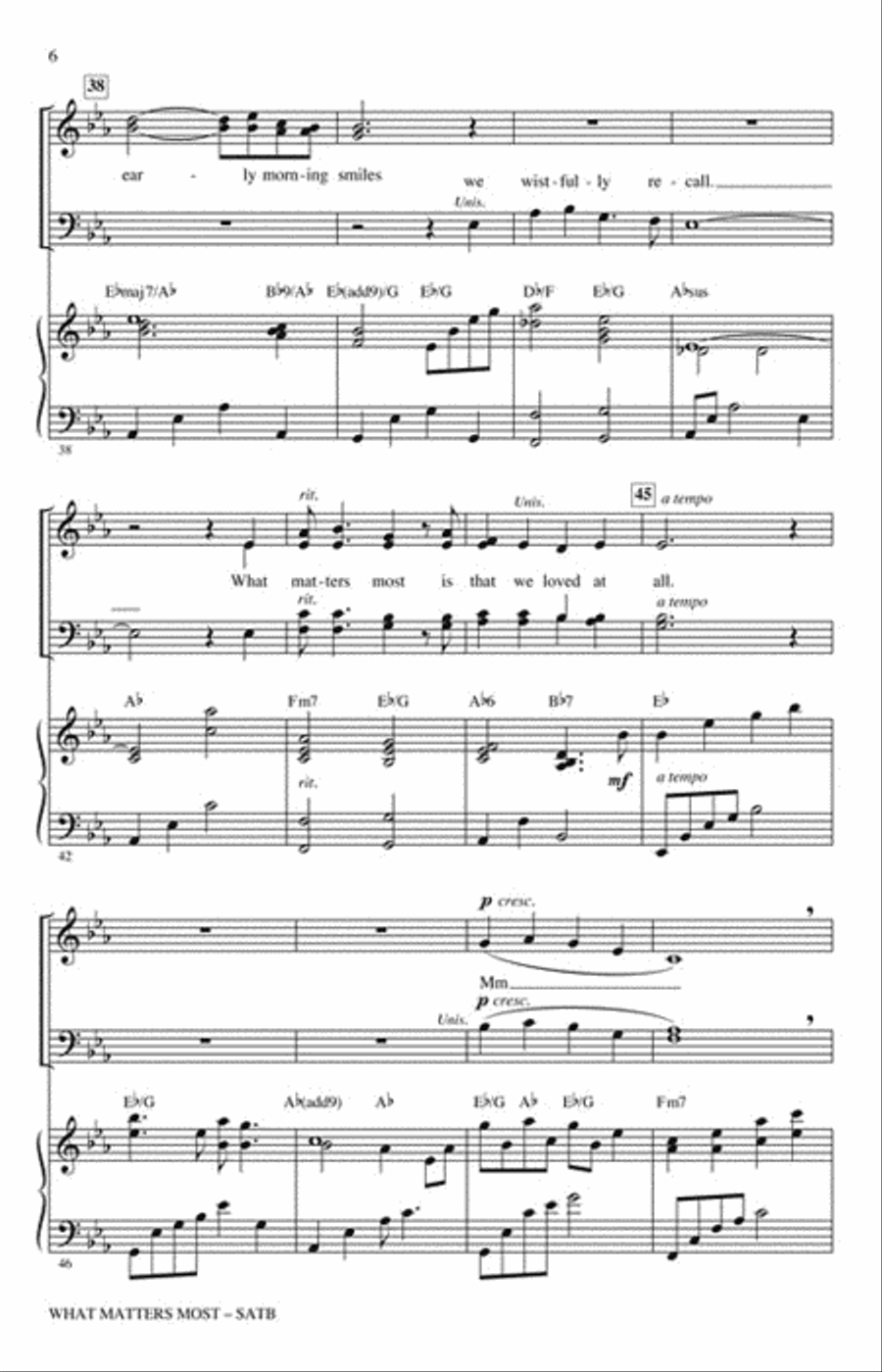 What Matters Most 4-Part scores gallery preview page 3