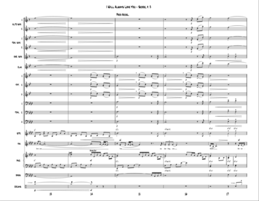 I Will Always Love You Jazz Ensemble scores gallery preview page 6