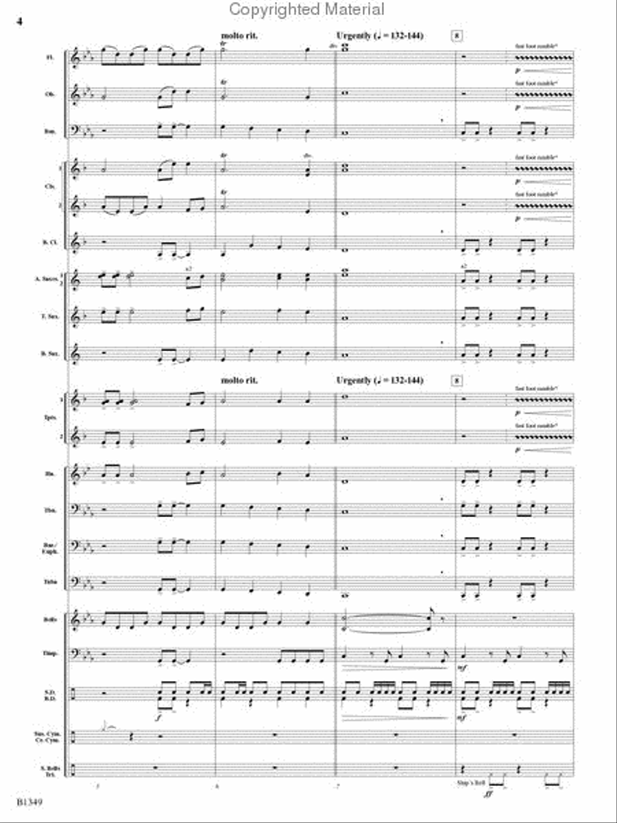 Carpathia Concert Band scores gallery preview page 3