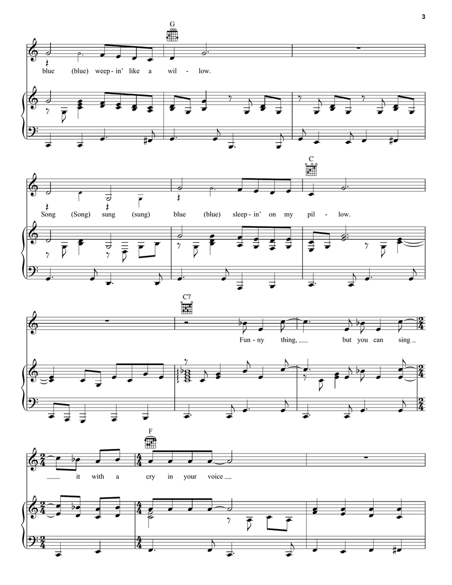 Song Sung Blue Song Sung Blue Acoustic Guitar scores gallery preview page 3