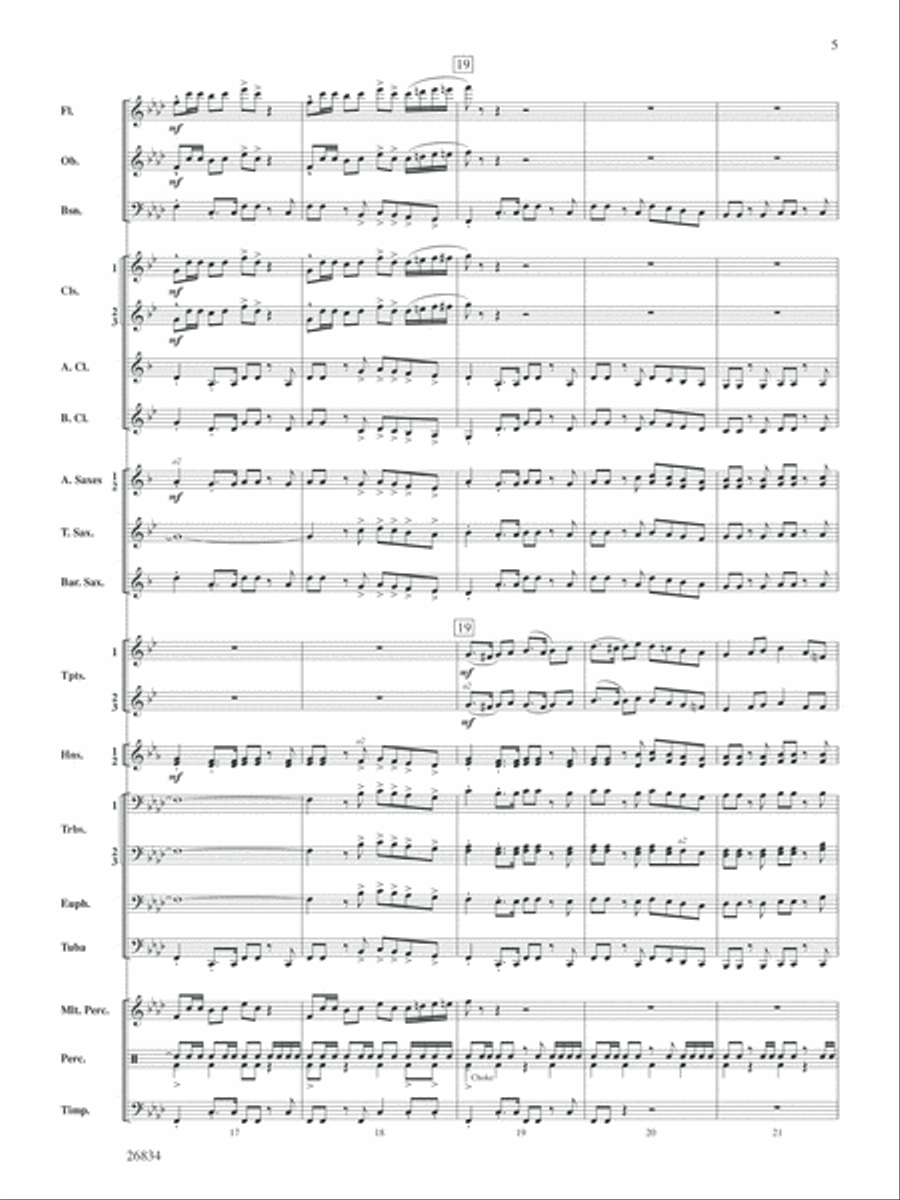Medal of Valor: Score Concert Band scores gallery preview page 5
