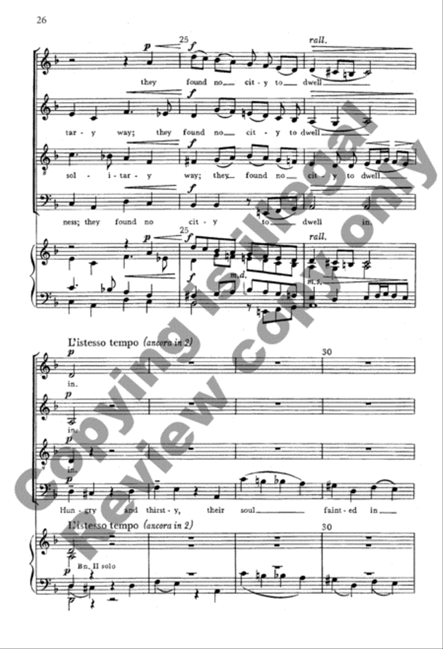 A Psalm Of Thanksgiving A Psalm Of Thanksgiving 4-Part scores gallery preview page 17