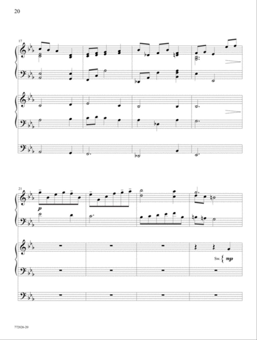 Hymns and Spiritual Songs Organ scores gallery preview page 10