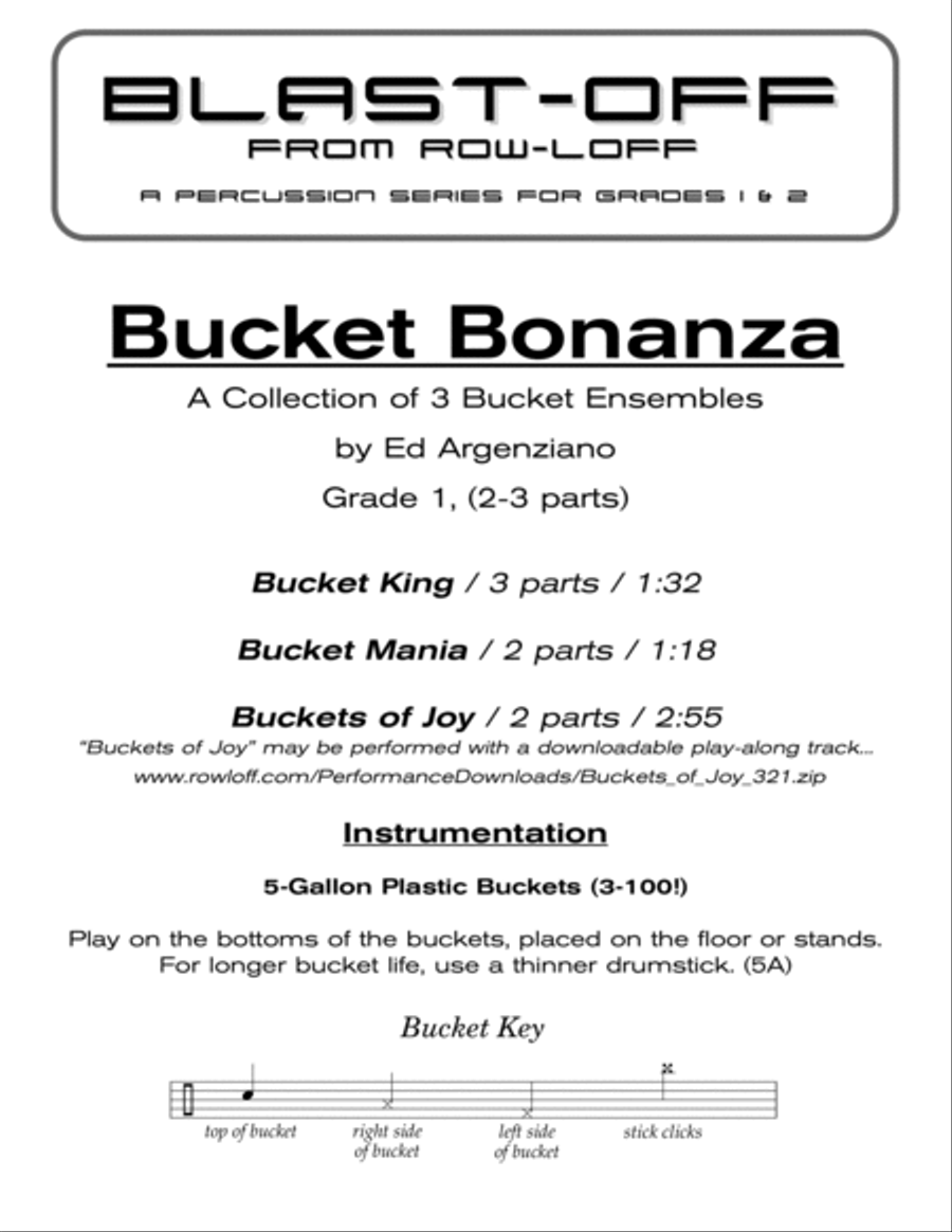 Bucket Bonanza (Blast Off Series) School and Community scores gallery preview page 2