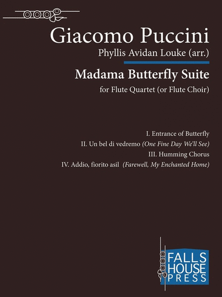 Madama Butterfly Suite Flute Quartet Sc/Pts
