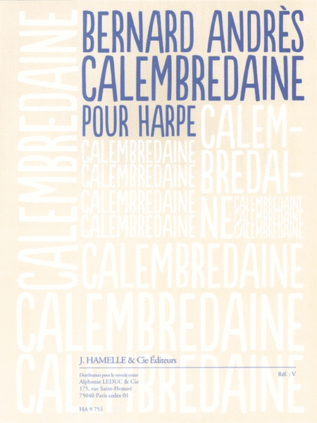 Calembredaine (2'30'') Pour Harpe