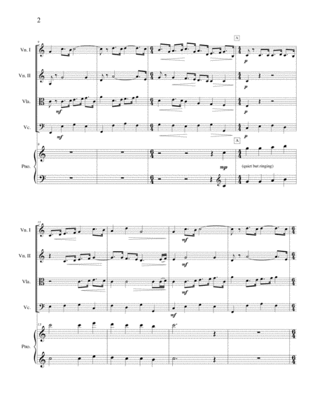 Sonata da Chiesa II for String Quartet and Piano