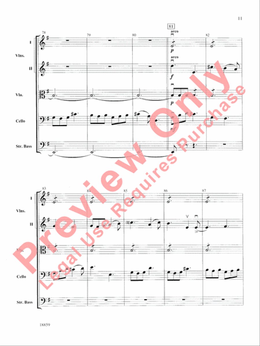 A Gaelic Overture A Gaelic Overture String Orchestra scores gallery preview page 12