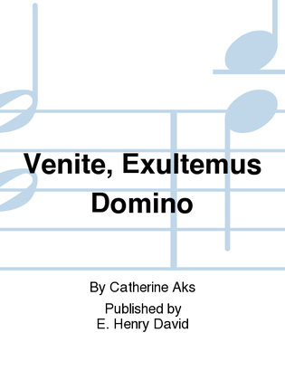 Book cover for Venite, Exultemus Domino