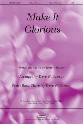 Book cover for Make It Glorious - CD ChoralTrax