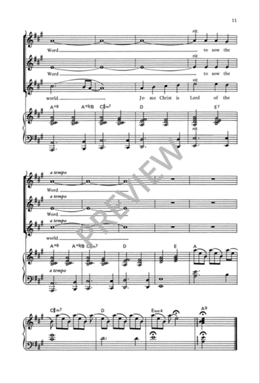 Sow the Word 3-Part scores gallery preview page 12
