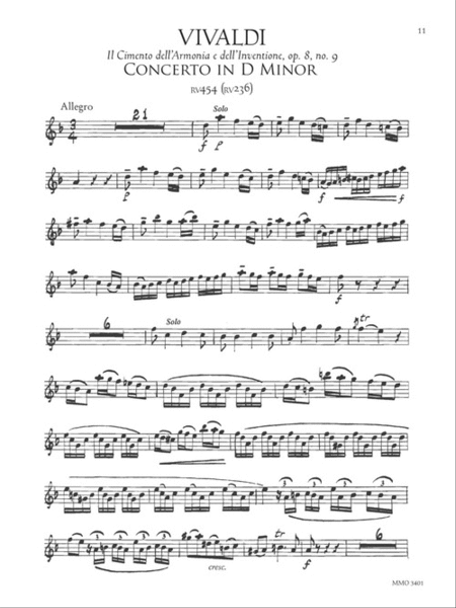 Three Oboe Concerti Oboe Solo scores gallery preview page 5