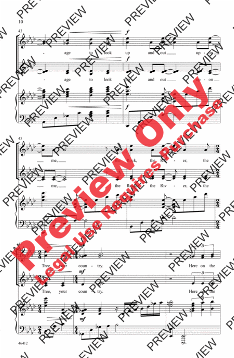 On the Pulse of Morning Women's Choir scores gallery preview page 10