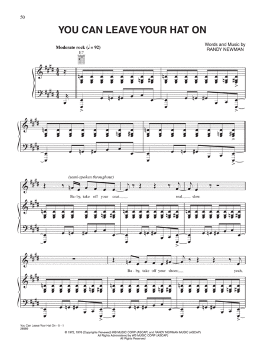 The Randy Newman Songbook, Volume 1 Piano, Vocal, Guitar scores gallery preview page 4